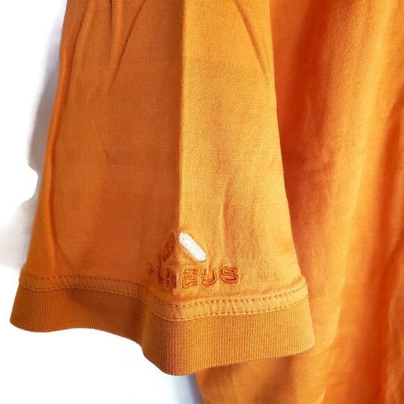 𝅺aureus Men's Short sleeve Orange polo Golf Shirt - Picture 4 of 5